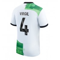 Pánský Fotbalový dres Liverpool Virgil van Dijk #4 2023-24 Venkovní Krátký Rukáv